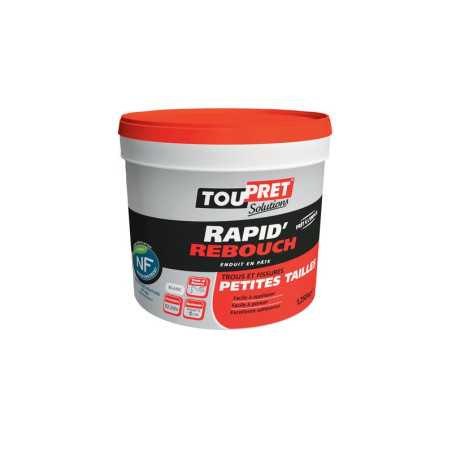 Enduit de rebouchage 1.25 Kg en pâte pour mur et plafond