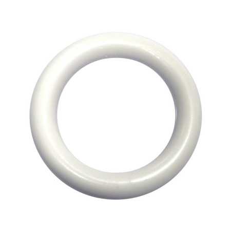 Anneaux pour tringle à rideau 28 Mm en bois blanc