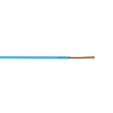 Fil électrique 1.5 MmÂ² H07Vu En Couronne De 25M Bleu