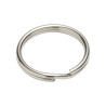 Lot de 4 Anneaux Brisés Acier Nickelé Standers L.25.6 X L.25.6 X Ep.1.8 Mm