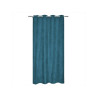 Rideau tamisant Newmanchester suédine bleu l.140 x H.280 cm