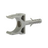 Lot de 10 clips et chevillesDiam.20L.60 Mm
