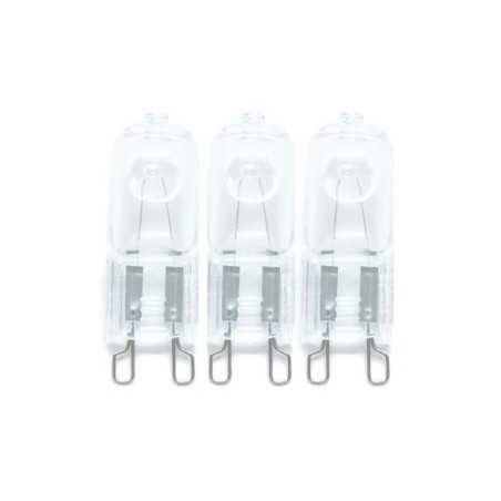 Lot de 3 ampoules halogène capsule G9 920Lm : 57W LEXMAN