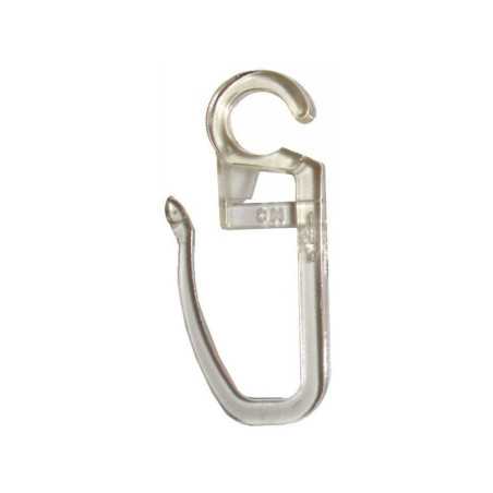 Agrafes de tringle à rideau Design 20 Mm en plastique transparent