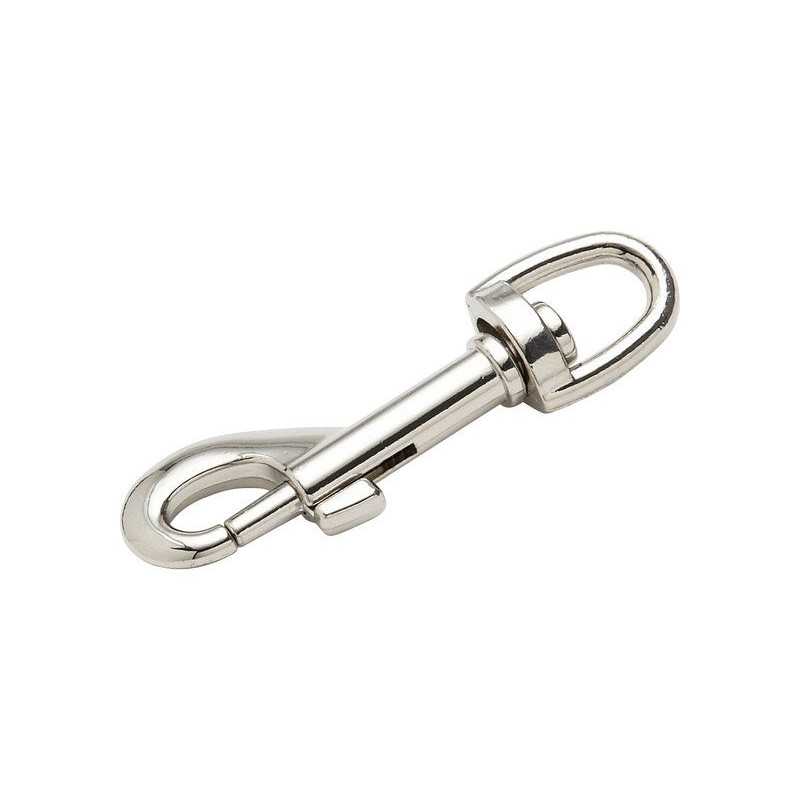 Mousqueton Zamak Nickelé Standers L.66 X L.15 X Ep.10 Mm